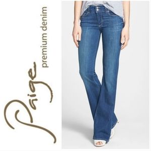 PAIGE Hidden Hills High Rise Flare Boot Cut Jeans